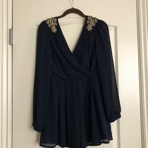 A’gaci Navy Romper